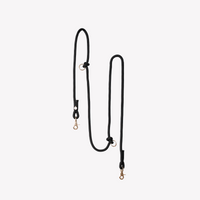 FURLOU Hands-Free Braided Leash — Black