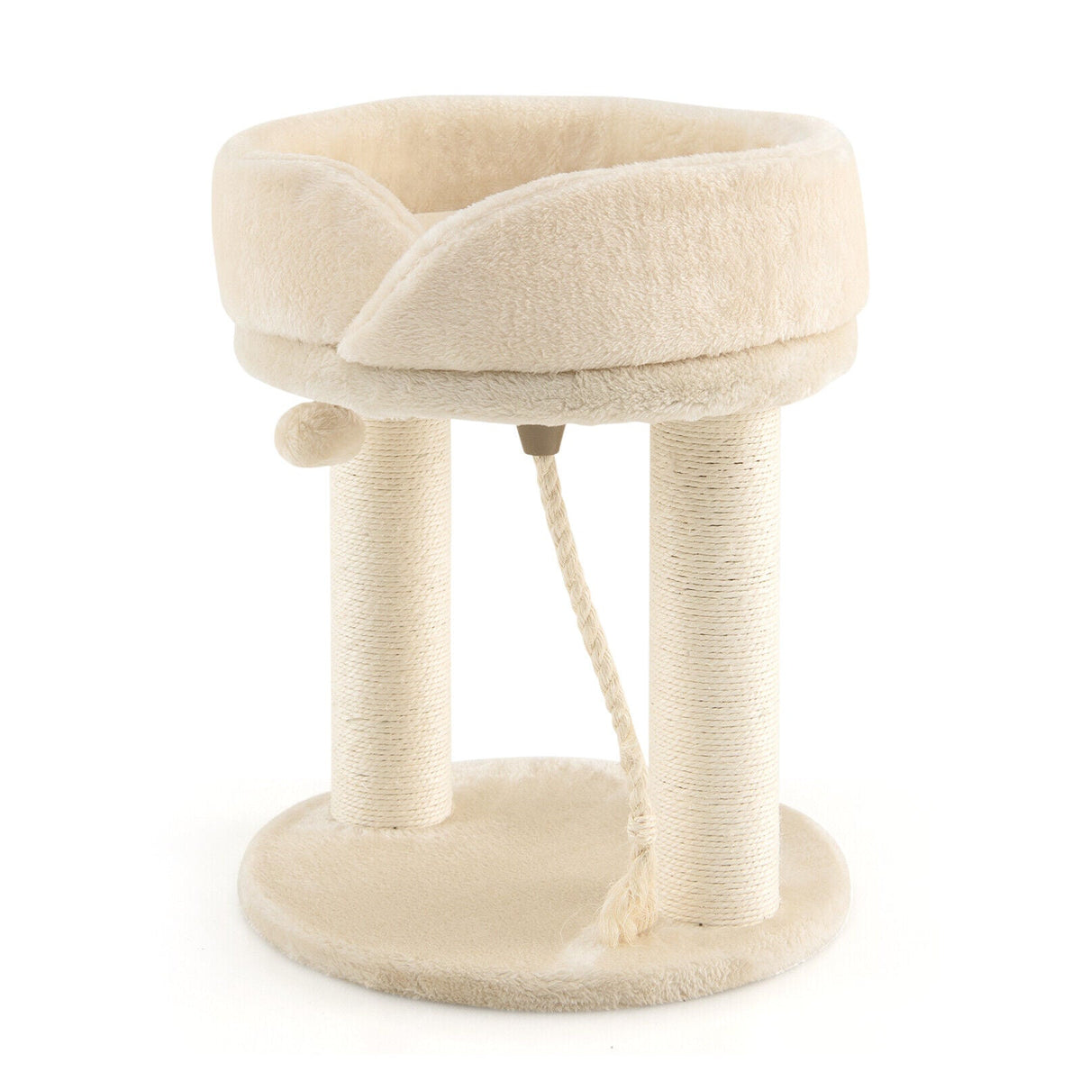 Cat Climbing Tree with Plush Perches and Scratching Post