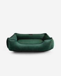 Chester & Lee | Classic Velvet Sleeper Dog Bed Green