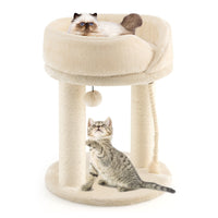 Cat Climbing Tree with Plush Perches and Scratching Post