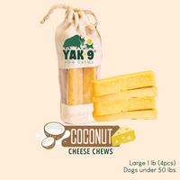 Coconut Yak Milk Chews for Dogs