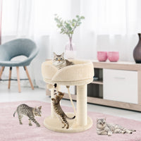 Cat Climbing Tree with Plush Perches and Scratching Post