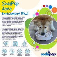 SodaPup Java Slow Feeder Bowl