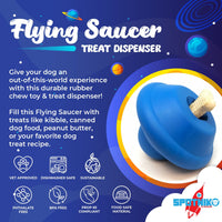 SodaPup Flying Saucer Treat Dispenser
