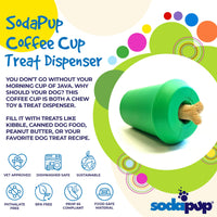 SodaPup Coffee Cup Treat Dispenser