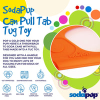 SodaPup Pop Top Rubber Tug Toy