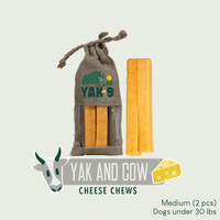 Yak and Cow Milk Chews for Dogs