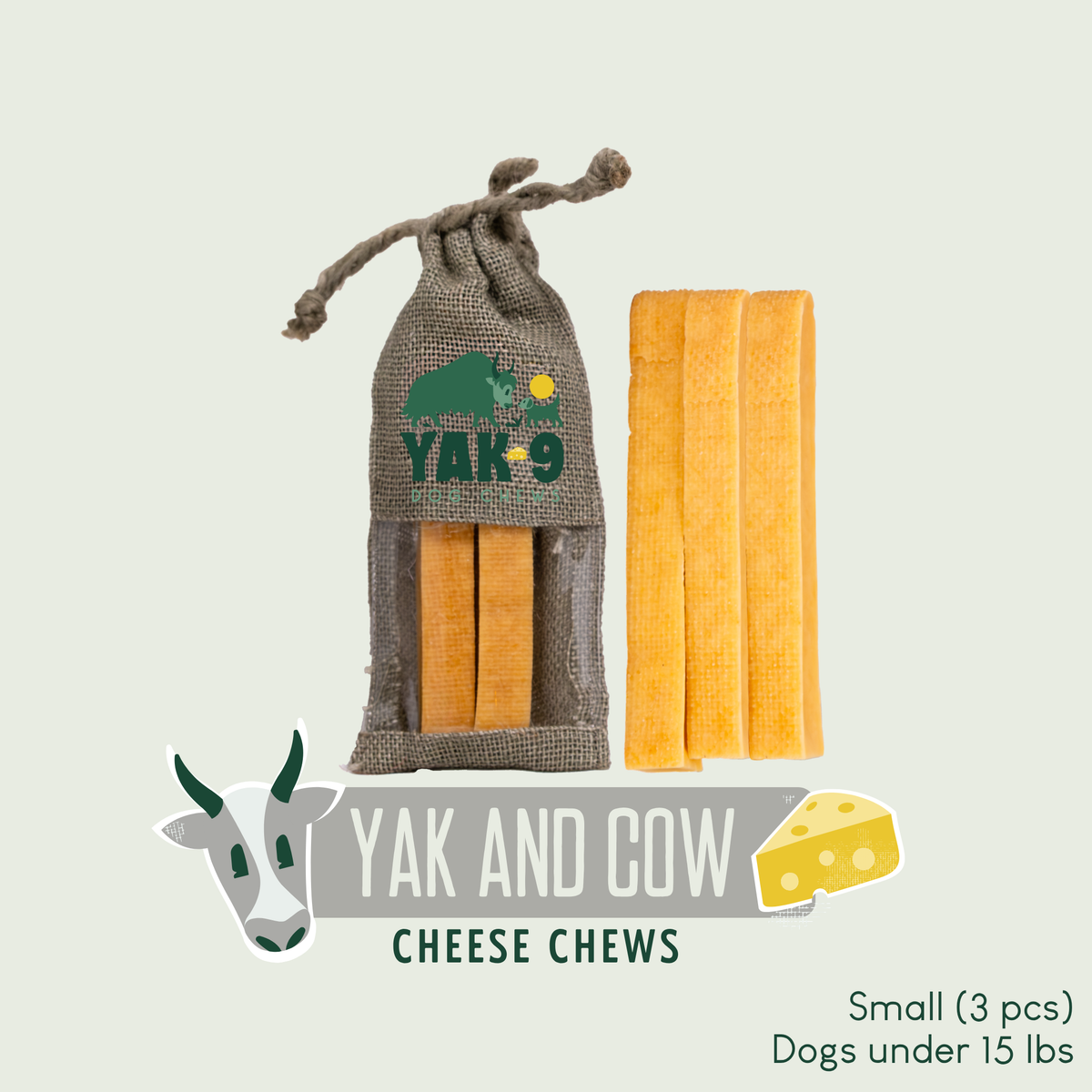 Yak and Cow Milk Chews for Dogs