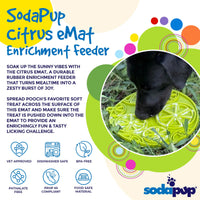 SodaPup Citrus Suction Lick Mat