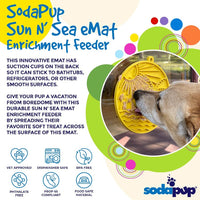 SodaPup Sun n’ Sea Suction Lick Mat