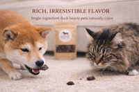 Duck Heart for Dogs & Cats | Protein-Rich Treat | Whisker & Tail Co.