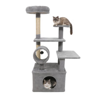48 Inches Tall Cat Tree Multi-Level Kitten Tower with Large Condo Padded Top Perch