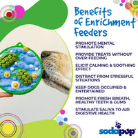 Water Nylon eCoin Durable Enrichment Snacking Coin for Dogs | USA-Made Lick Mat Alternative