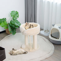 Cat Climbing Tree with Plush Perches and Scratching Post