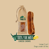 100% Yak Milk Chews for Dogs