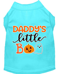 Halloween Pet Dog & Cat Shirt Screen Printed, "Daddy's Little Boo"