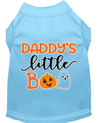 Halloween Pet Dog & Cat Shirt Screen Printed, "Daddy's Little Boo"