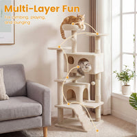 52 Inch Tall Cat Tree Tower for Indoor Cats