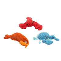 Raw Bar Wee Huggles® Plush Dog Toys, 3 pack