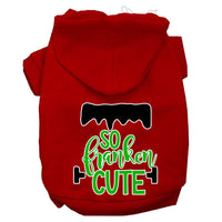 Halloween Pet Hoodie "So Franken Cute"
