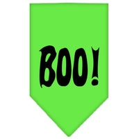 Halloween Pet and Dog Bandana, Screen Printed, "Boo"