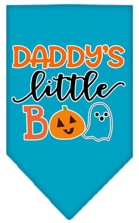Halloween Pet and Dog Bandana Screen Printed, "Daddy's Little Boo"