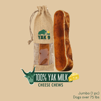 100% Yak Milk Chews for Dogs