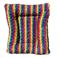Dog Bed - Rectangle Bolstered Furvana™ 'Cloud'