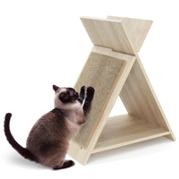 Cat Scratcher for Claw Sharpening and Furniture Protection-Natural