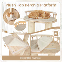 Multi-Level Cat Tree with Perch, Condo & Scratching Posts