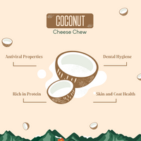 Coconut Yak Milk Chews for Dogs