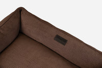 Chester & Lee | Fancy Corduroy Sleeper Dog Bed Brown