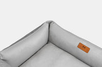 Chester & Lee | Classic Velvet Sleeper Dog Bed Gray
