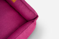 Chester & Lee | Cotton Sleeper Dog Bed Berry Pink