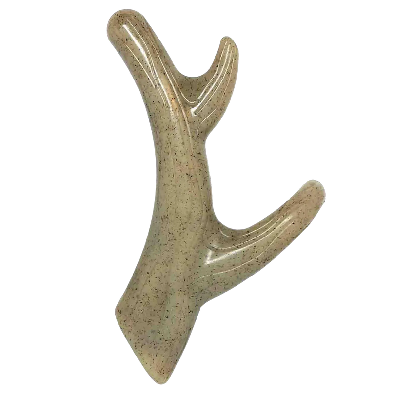 Ever Antler Nylon Chew Bone | Elk Antler Shaped Dog Toy for Aggressive Chewers | SodaPup