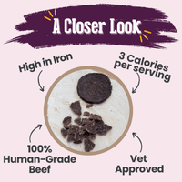 Beef Crumbles Cat Treats | High Protein Treats for Cats