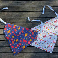 Tie-on Dog Bandana | Adjustable String-tie Bandana for Dogs