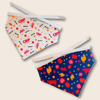 Tie-on Dog Bandana | Adjustable String-tie Bandana for Dogs