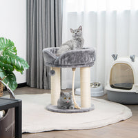 Cat Climbing Tree with Plush Perches and Scratching Post