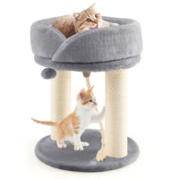Cat Climbing Tree with Plush Perches and Scratching Post