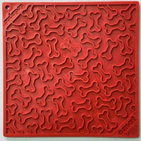Bones eMat - Enrichment Lick Mat for Dogs and Cats | eMat Enrichment Toy for Anxiety Relief | SodaPup
