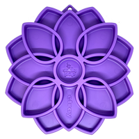 Mandala eTray Shallow Slow Feeder Dog Bowl for Enrichment | USA Made