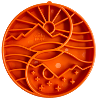 Sun and Moon eTray - Shallow Slow Feeder Dog Bowl for Enrichment | USA Made