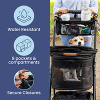 Rubyloo Dog Stroller Caddy Organizer