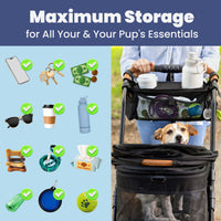 Rubyloo Dog Stroller Caddy Organizer