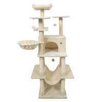Large Cat Tree for Indoor Cats 63" Tall Cat Tower
