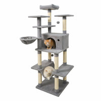 Large Cat Tree for Indoor Cats 63" Tall Cat Tower
