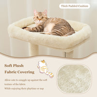 Cat Tree with Perch and Hanging Ball for Indoor Activity Play and Rest