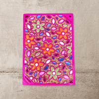 Flower Power emat - Enrichment Lick Mat for Dogs and Cats | Flower Design | USA Made