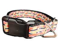 Halloween Candy Corn Nylon Dog Collar